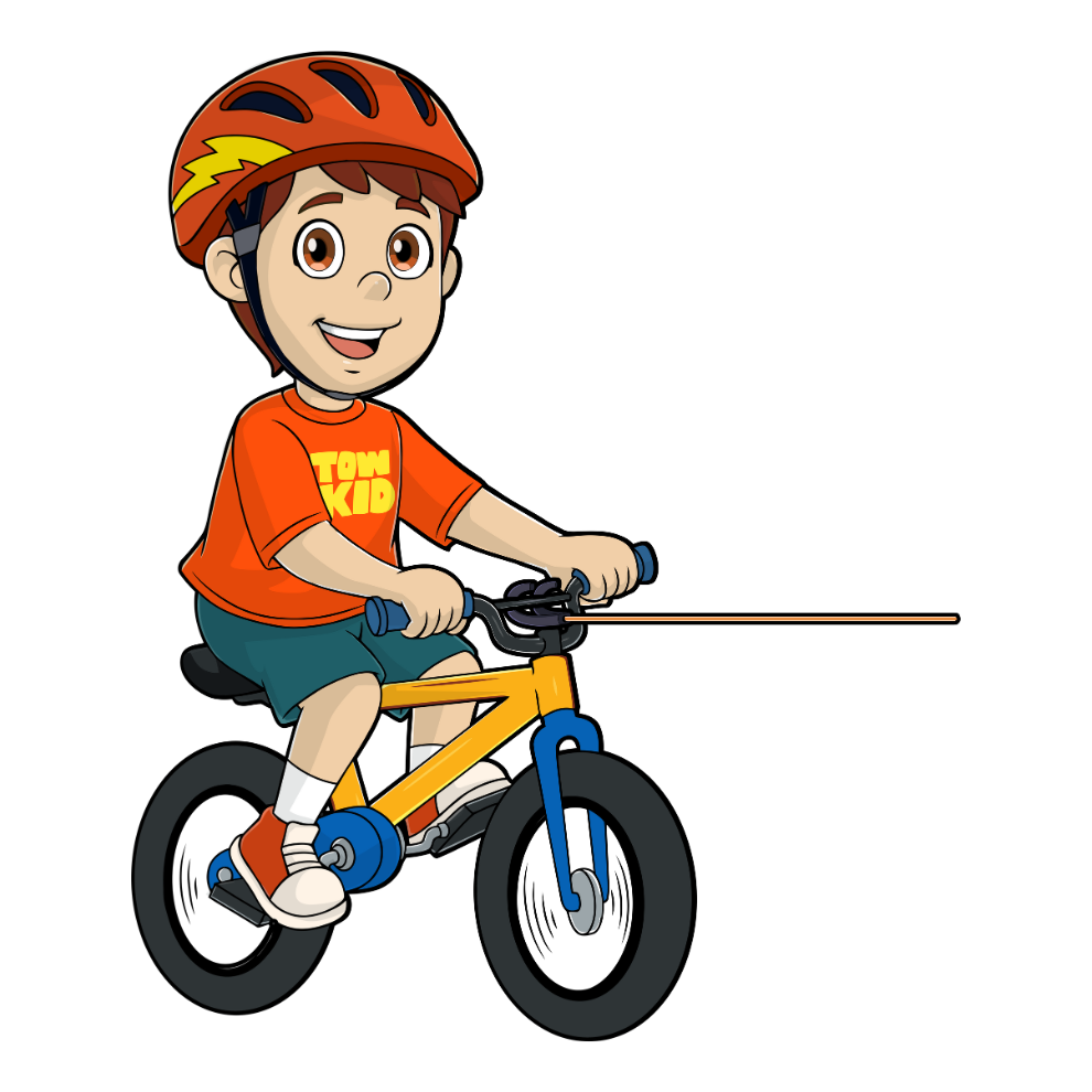 TowKid: The Friendly Mascot Helping Children Learn to Cycle with Confidence
