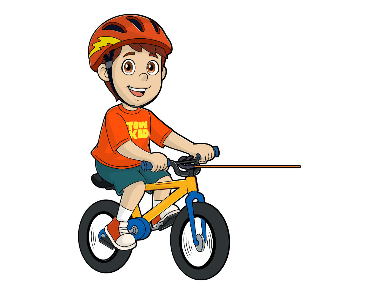 TowKid: The Friendly Mascot Helping Children Learn to Cycle with Confidence
